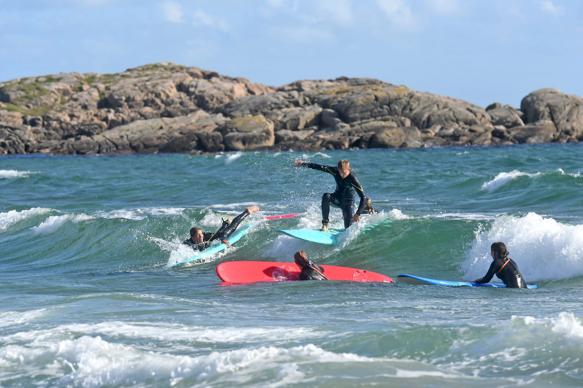 Surf session and community vibes